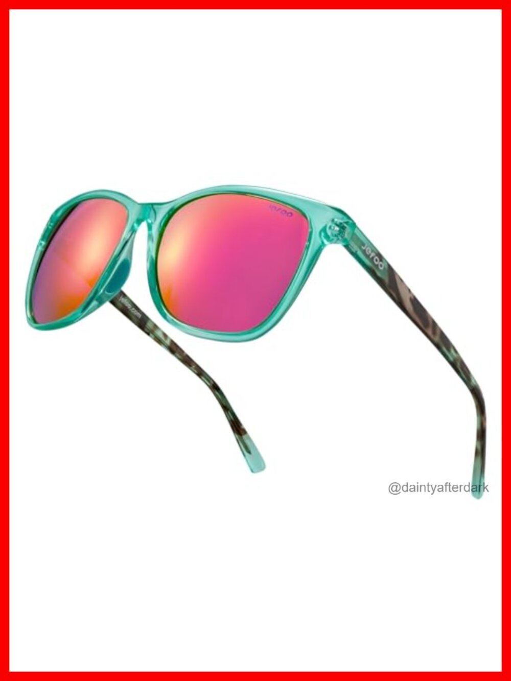 Polarized Retro Oval Sunglasses UV400 TR90 Full Frame Sport Outdoor